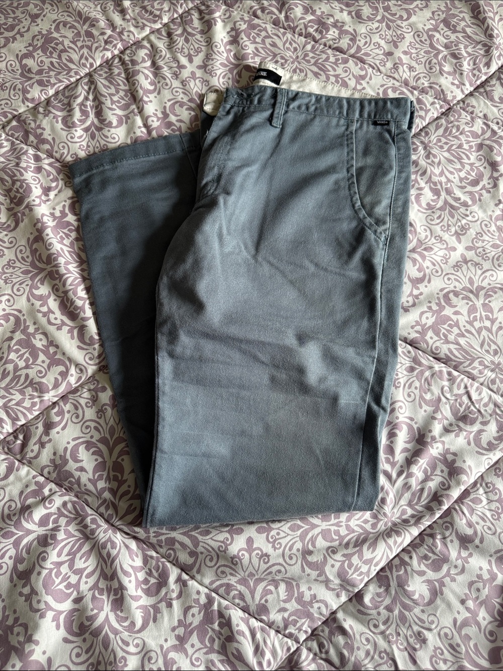 Men's Gray Chino Pants